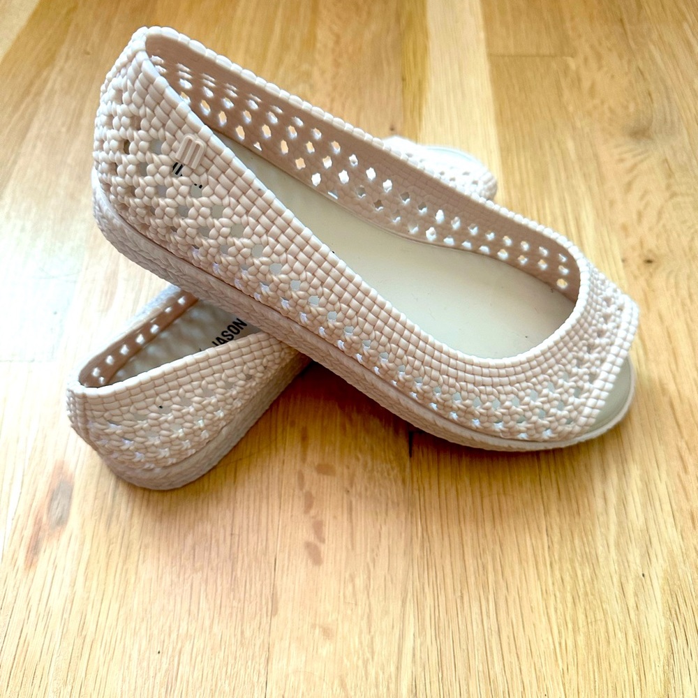melissa x Jason Wu peep toe jellies